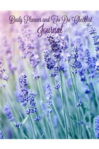 Daily Planner and To Do Checklist Journal