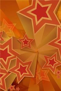70s Retro Star Pattern Journal