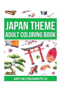 Japan Theme Adult Coloring Book