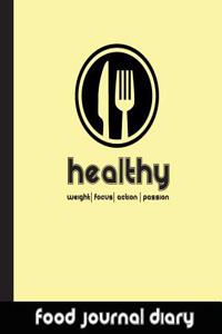 Food Journal Diary: 60 Days Challenge - Food and Exercise Journal 7.5x9.25 - 120 Twin Pages Weight Watchers Log Book Vol.4: Food Journal