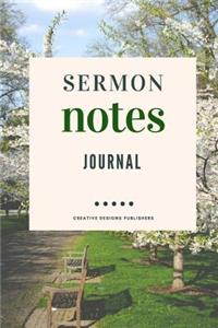 Sermon Notes Journal