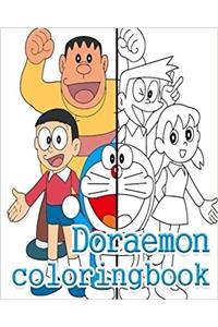 Doraemon Coloring Book: Stress Relieving Coloring Book