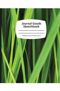 Journal Goods Sketchbook - Green Grass