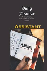 Daily planner Undated Assistant Professional
