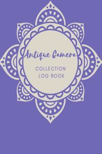 Antique Camera Collection Log Book