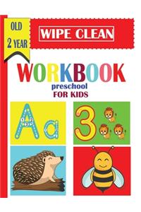 wipe clean workbook preschool for kids old 2 year