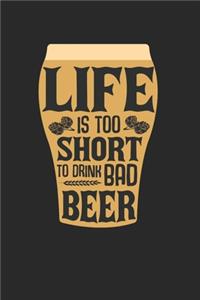 Craft Beer Notebook - Beer Lover Journal Planner