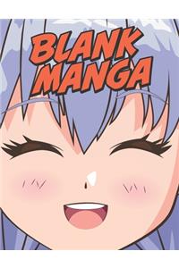 Blank Manga Comic Notebook [8.5x11][150pages]