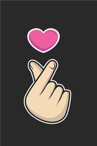 K-Pop Hand Symbol Kpop Heart Korean Love Music