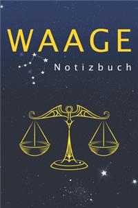 Waage Notizbuch