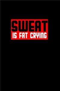 Sweat is fat crying