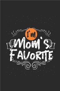 I'm Mom's Favorite: Sons Notebook, Graph Paper (6" x 9" - 120 pages) Family Themed Notebook for Daily Journal, Diary, and Gift