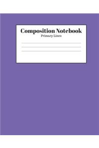 Composition Notebook - Primary Lines
