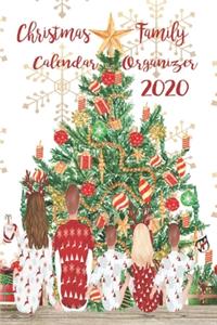 Christmas Family Calendar Organizer 2020