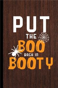Put The Boo Back In Booty