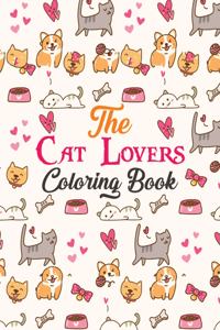 The cat lovers coloring book