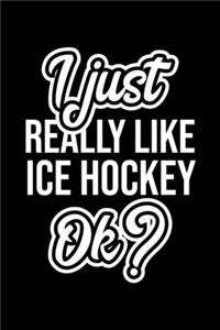 I Just Really Like Ice Hockey Ok?