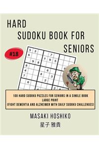 Hard Sudoku Book For Seniors # 18