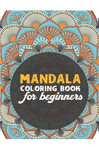 Mandala coloring book for beginners