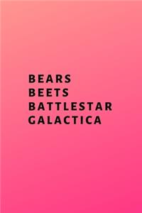 Bears, Beets, Battlestar Galactica