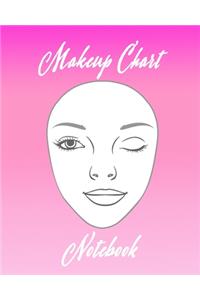 Makeup Chart Notebook