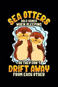 Sea Otters Hold Hands When Sleeping So They Don't Drift Away From Each Other