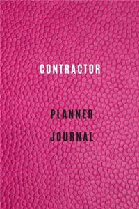 contractor planner journal Diary - Log - Journal For Recording job Goals, Daily Activities, & Thoughts, History