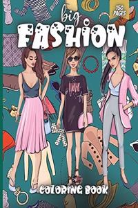 Big Fashion Coloring Book