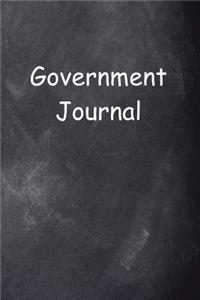 Government Journal Chalkboard Design