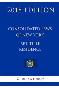 Consolidated Laws of New York - Multiple Residence (2018 Edition)