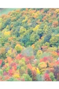 School Composition Book Fall Foliage Mountain View 130 Pages