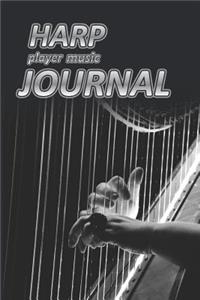 Harp Player Music Journal