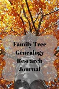 Family Tree Genealogy Research Journal