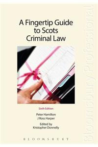 Fingertip Guide to Scots Criminal Law