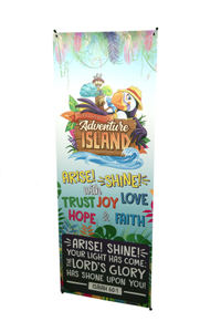 Vacation Bible School (Vbs) 2021 Discovery on Adventure Island Theme Banner