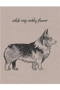 Welsh Corgi Weekly Planner