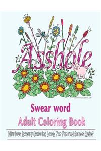 Swear Word Coloring Book: Adult Coloring Book Featuring Hilarious and Disturbing Swear Word Designs