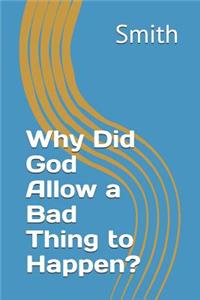 Why Did God Allow a Bad Thing to Happen?