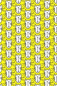 Bullet Journal Notebook for Cat Lovers Smiley Cats Pattern 8