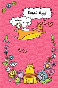 Bullet Journal Notebook for Cat Lovers Funny Flying Cartoon Cat 4