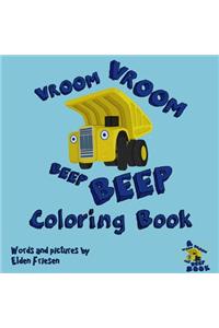 Vroom Vroom Beep Beep Coloring book