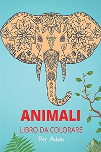 Animali Libro da Colorare per Adulti