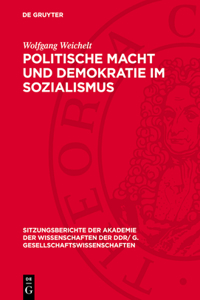 Politische Macht Und Demokratie Im Sozialismus