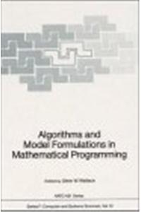 Algorithms and Model Formulations in Mathematical Programming