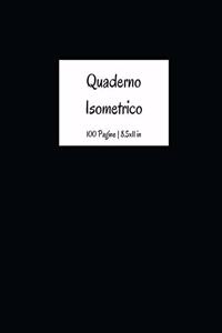 Quaderno Isometrico 100 Pagine 8,5 x 11 in
