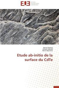 Etude Ab-Initio de la Surface Du Cdte