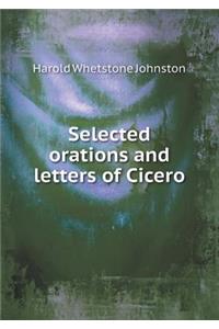 Selected Orations and Letters of Cicero
