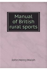 Manual of British rural sports