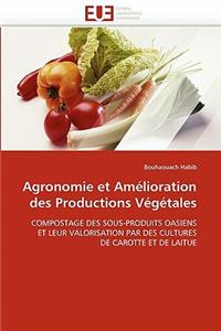 Agronomie Et Am�lioration Des Productions V�g�tales