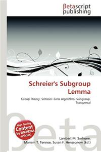 Schreier's Subgroup Lemma